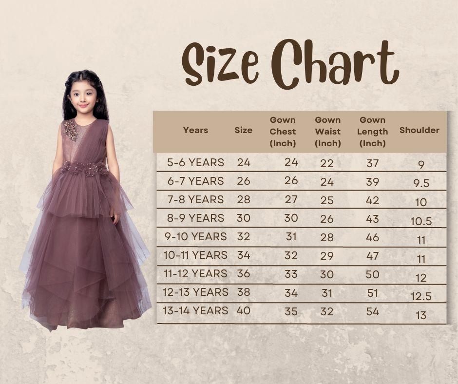 Wine Coloured Imported Net Stylist Maxi Dress Gown For Girls - Betty Ethnic India - Gown - Betty Girls Wear Online