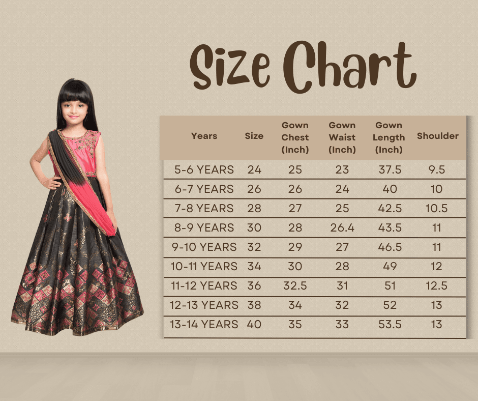 Gold Coloured Dupatta Styled Gown For Girls - Betty Ethnic India - Gown - Betty Girls Wear Online
