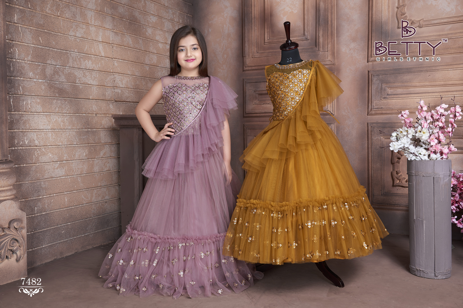 Betty top girl dresses