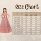 Coral Coloured Corsage Hand Work Imported Net Ruffle Ball Gown Style For Girls - Betty Ethnic India - Gown - Betty Girls Wear Online