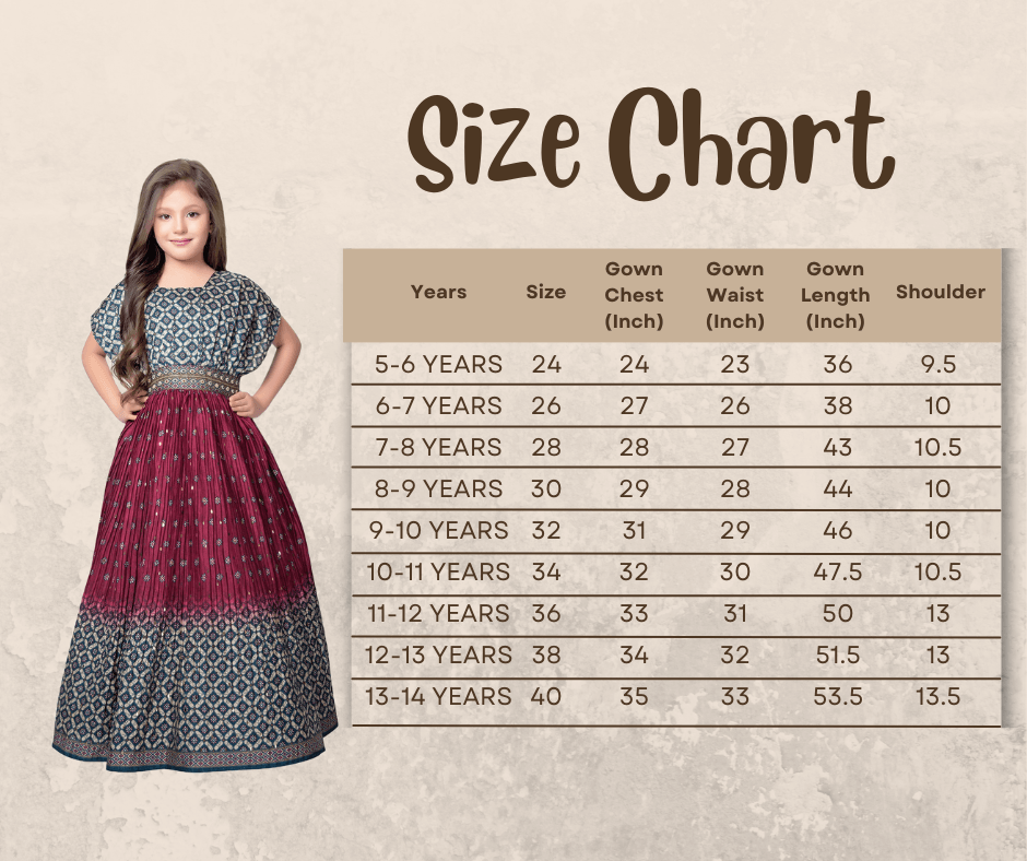 Magenta Coloured Trendy Butterfly Style Gown For Girls - Betty Ethnic India - Gown - Betty Girls Wear Online