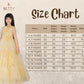 Lemon Imported Net Dress for Girls – Party Wear