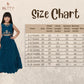 Betty Powder Blue Embroidered Girls' Lehenga Choli Set with Jacket – Ready to Wear (5–15 Years)