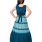 Blue Coloured Wire Style Simple Gown For Girls - Betty Ethnic India - Gown - Betty Girls Wear Online