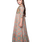 Printed Hand Embroidery Simple Yet Classic Gown For Girls - Betty Ethnic India - Gown - Betty Girls Wear Online