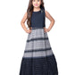 Grey Coloured Wire Style Simple Gown For Girls - Betty Ethnic India - Gown - Betty Girls Wear Online