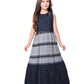Grey Coloured Wire Style Simple Gown For Girls - Betty Ethnic India - Gown - Betty Girls Wear Online