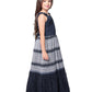Grey Coloured Wire Style Simple Gown For Girls - Betty Ethnic India - Gown - Betty Girls Wear Online