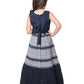 Grey Coloured Wire Style Simple Gown For Girls - Betty Ethnic India - Gown - Betty Girls Wear Online