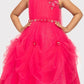 Rani Coloured Imported Net Gown For Girls \ Ball Gown For Girls \ Birthday Dress For Girls - Betty Ethnic India - Gown - Betty Girls Wear Online