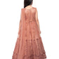 Orchid Coloured Imported Net Simple And Classic Gown For Girls - Betty Ethnic India - Gown - Betty Girls Wear Online