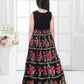 Premium Lehenga Choli Set for Girls – Jacket Style Premium Party Wear (Black)