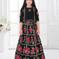 Premium Lehenga Choli Set for Girls – Jacket Style Premium Party Wear (Black)