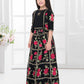 Premium Lehenga Choli Set for Girls – Jacket Style Premium Party Wear (Black)