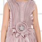 Orchid Fit & Flare Gown with Wire Styling – Trendy Girls Party Dress