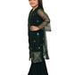 Bottle Green Coloured Gharara / Sharara Set For Girls - Betty Ethnic India - Gharara / Sharara Set - Betty Girls Wear Online