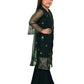 Bottle Green Coloured Gharara / Sharara Set For Girls - Betty Ethnic India - Gharara / Sharara Set - Betty Girls Wear Online