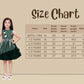 Bottle Green Coloured Stripe Style Pattern Frock For Girls - Betty Ethnic India - Frock - Betty Girls Wear Online