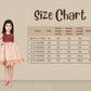 Fawn Coloured Wire Style Ethnic Frock For Girls - Betty Ethnic India - Frock - Betty Girls Wear Online