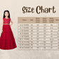 Rani Coloured Girls Floral Embroidered Tiered Fit & Flare Dress Maxi Gown - Betty Ethnic India - Gown - Betty Girls Wear Online