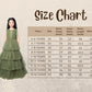 Mehendi Coloured Layered Imported Net Maxi Dress Gown For Girls - Betty Ethnic India - Gown - Betty Girls Wear Online