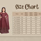 Plum Wine Coloured Embellished Two Sided Sleeves Style Georgette Gown For Girls - Betty Ethnic India - Gown - Betty Girls Wear Online