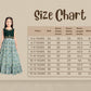 Green Floral Satin Gown For Girls - Betty Ethnic India - Gown - Betty Girls Wear Online