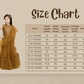 Girls Golden Embellished Sequinned Ready to Wear Lehenga & Blouse With Dupatta - Betty Ethnic India - Saris & Lehengas - Betty Girls Wear Online