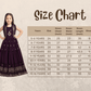 Wine Coloured Gown With Jacket Heavy Embroidery Fabric For Girls - Betty Ethnic India - Gown - Betty Girls Wear Online