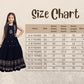 Navy Blue Coloured Gown With Jacket Heavy Embroidery Fabric For Girls - Betty Ethnic India - Gown - Betty Girls Wear Online