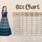 Peacock Blue Coloured Pleated Fabric Saree Style Gown For Girls - Betty Ethnic India - Gown - Betty Girls Wear Online