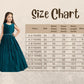 Peacock Blue Coloured Pleated Fabric Gown For Girls - Betty Ethnic India - Gown - Betty Girls Wear Online
