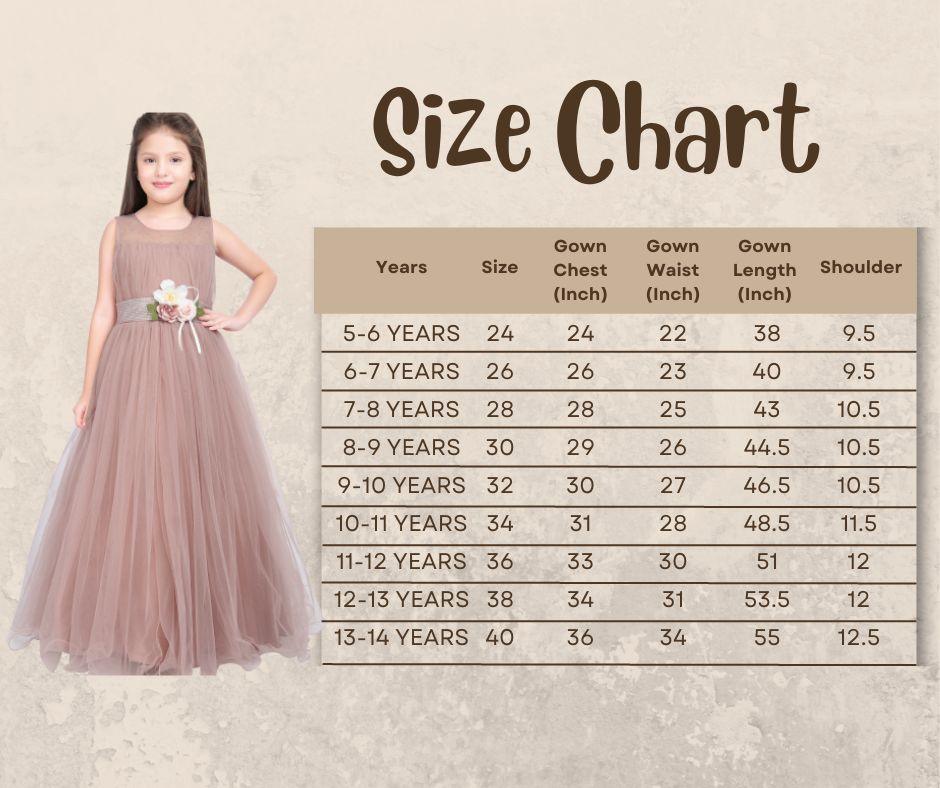 Orchid Coloured Simple Imported Net Gown For Girls - Betty Ethnic India - Gown - Betty Girls Wear Online