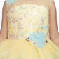 Lemon Coloured Layered Maxi Dress Trendy Frill Concept Gown For Girls - Betty Ethnic India - Gown - Betty Girls Wear Online