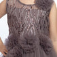 Grapes Coloured Net Fabric Party Wear Maxi Dress Gown For Girls - Betty Ethnic India - Gown - Betty Girls Wear Online
