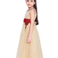 Beige Coloured Embellished Simple Gown For Girls - Betty Ethnic India - Gown - Betty Girls Wear Online