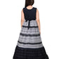 Grey Coloured Ethnic Gown Maxi Dress Chinon Fabric Gown For Girls - Betty Ethnic India - Gown - Betty Girls Wear Online