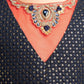 Red Embellished Pattu Pavadai Net Gown For Girls - Betty Ethnic India - Gown - Betty Girls Wear Online