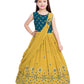 Mustard Floral Georgette Ethnic Maxi Dress - Betty Ethnic India - Gown - Betty Girls Wear Online