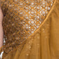 Girls Golden Embellished Sequinned Ready to Wear Lehenga & Blouse With Dupatta - Betty Ethnic India - Saris & Lehengas - Betty Girls Wear Online