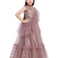 Girls Rose Embellished Ready to Wear Lehenga & Blouse With Dupatta - Betty Ethnic India - Saree & Lehenga - Betty Girls Wear Online