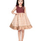 Fawn Coloured Wire Style Ethnic Frock For Girls - Betty Ethnic India - Frock - Betty Girls Wear Online