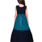Blue Ethnic Motifs Embroidered Design Chinon Fabric Ethnic Gown For Girls - Betty Ethnic India - Gown - Betty Girls Wear Online