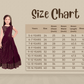 Burgundy Coloured Embellished Dupatta Styled Georgette Gown For Girls - Betty Ethnic India - Gown - Betty Girls Wear Online