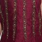 Burgundy Embellished Hand Work Ethnic Gown For Girls - Betty Ethnic India - Gown - Betty Girls Wear Online