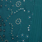 Full Sleeves Dupatta Styled Crystal Embellished Green Coloured Gown For Girls - Betty Ethnic India - Gown - Betty Girls Wear Online