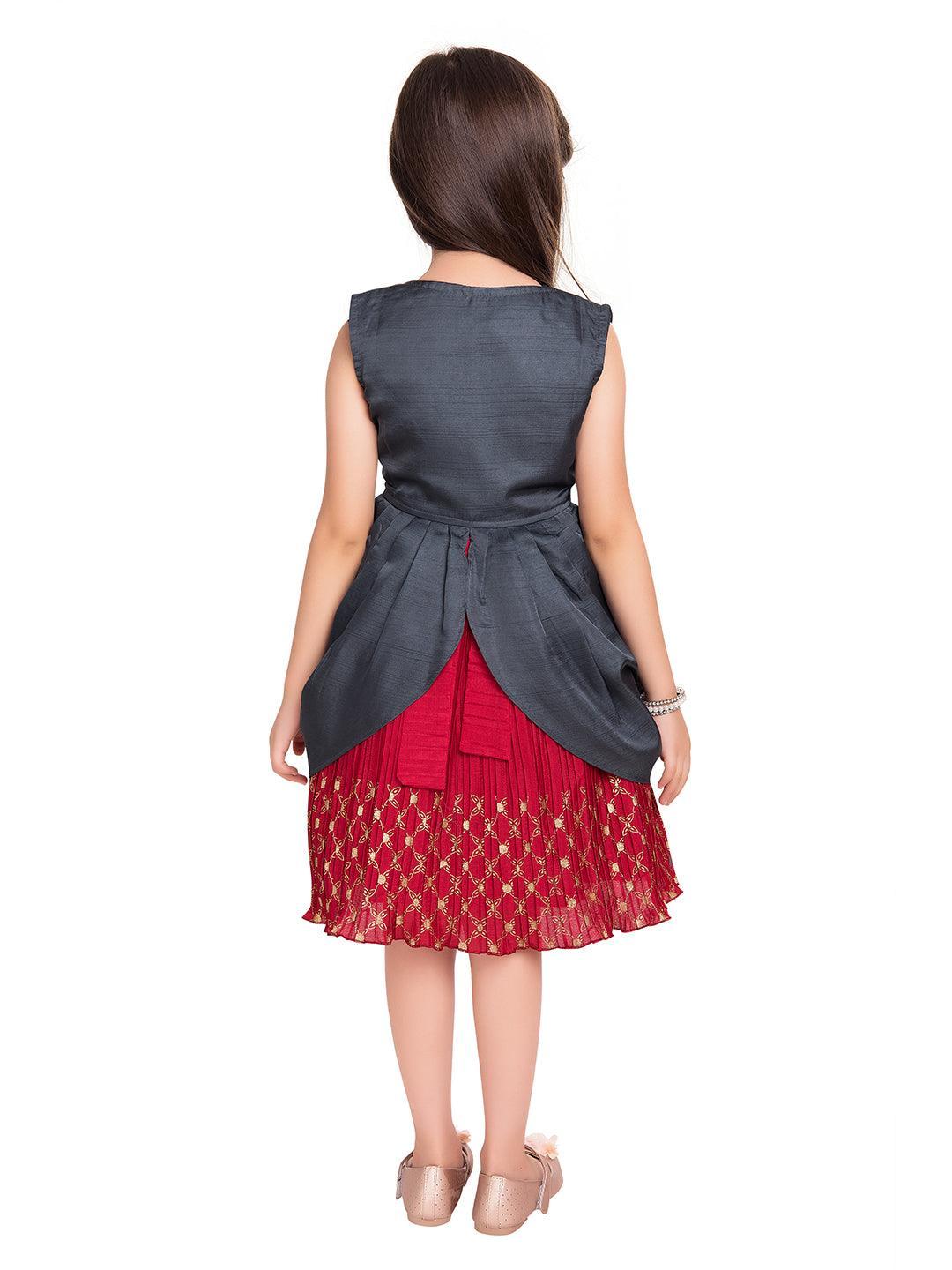 Richie House Girls Plaid Skirt 2P Set Long Sleeve Jacket Coat Party Dress  Skirt Fall Outfit 3-10T RHK3008-A-9/10 - Walmart.com