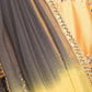 Gold Coloured Dupatta Styled Gown For Girls - Betty Ethnic India - Gown - Betty Girls Wear Online
