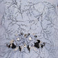 Grey & Black Floral Embellished Imported Net Gown For Girls - Betty Ethnic India - Gown - Betty Girls Wear Online