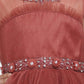 Grey Coloured Imported Net Party Wear Gown For Girls - Betty Ethnic India - Gown - Betty Girls Wear Online